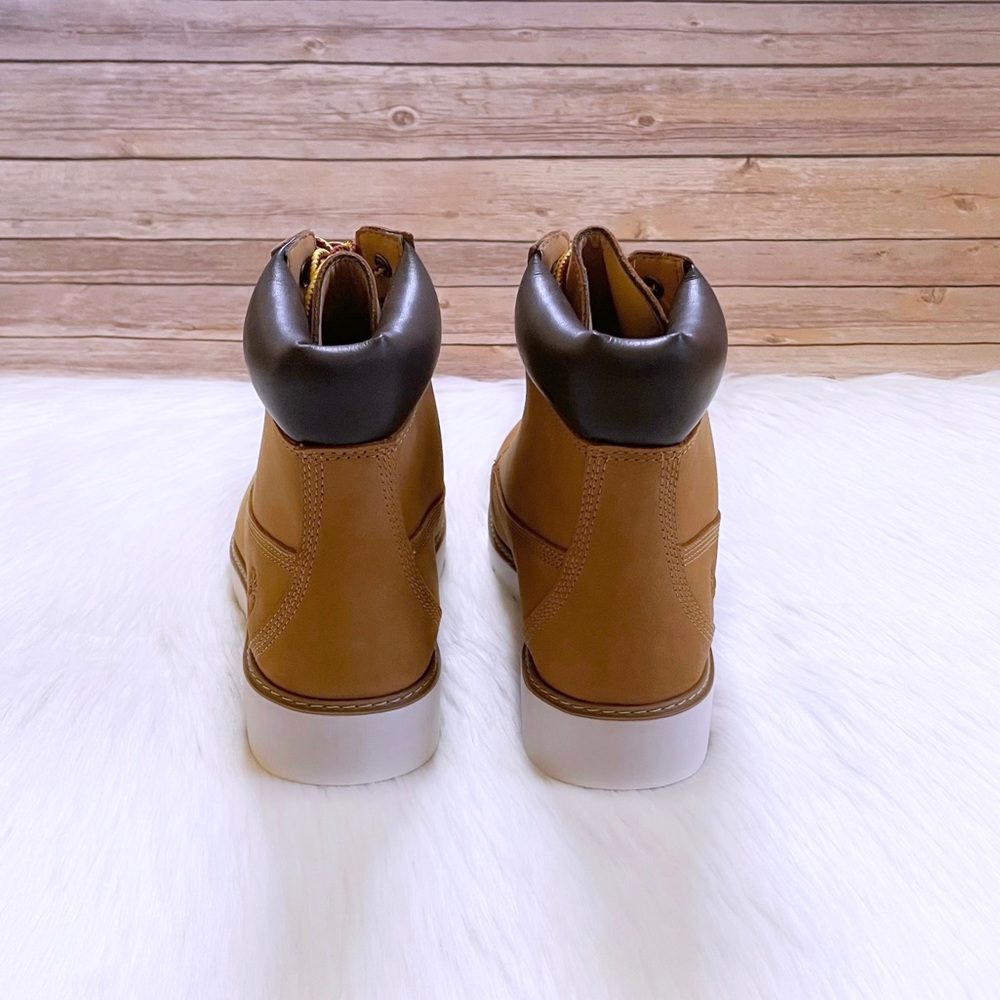 Timberland Women’s Keeley Field 6 Inch Lace Up Wheat Boots - Picture 3 of 7